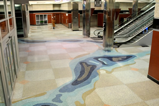 Terrazzo Project - commercial - Kansas City International Airport - Kansas City, Missouri