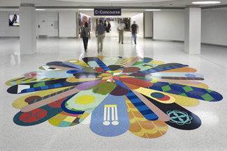 Terrazzo Project - commercial - Lampert International Airport - St. Louis, Missouri