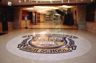 Terrazzo Project - education - Liberty North High School - Liberty, Missouri