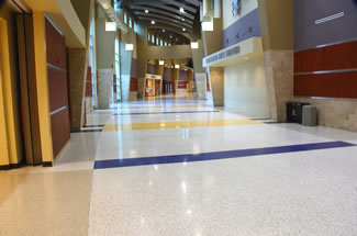 Terrazzo Project - education - Liberty North High School - Liberty, Missouri