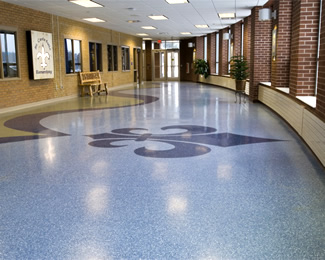 Terrazzo Project - education - St. Croix Falls Elementary School - St. Croix Falls, Wisconsin