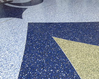 Terrazzo Project - education - St. Croix Falls Elementary School - St. Croix Falls, Wisconsin