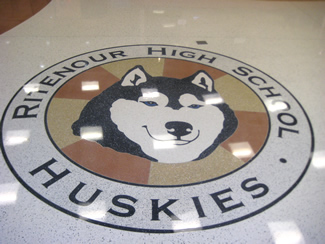 Terrazzo Project - education - Ritenour High School - St. Louis, Missouri