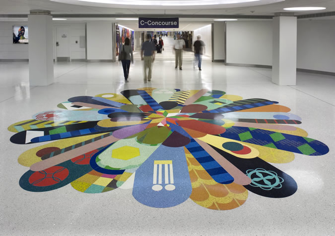 Terrazzo Project - government - Lambert Airport - St. Louis, Missouri