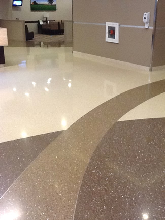 Terrazzo Project - medical - St. Luke's Mid America Heart Institute - Kansas City, Missouri